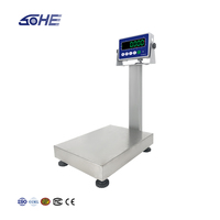 Balance de précision de bureau SOHE B11, affichage LED, construction ABS+aluminium, conception compacte OEM/ODM, polyvalente, RS232/60KG