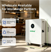 Système de Stockage d'Énergie Tout-en-un en Promotion : Onduleur Solaire 3.6kW 5kWh 25.6V 200AH avec Batterie Lithium LiFePO4 Hors Réseau MPPT CKMINE