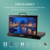 SEETEC SC173-HSD-56 Mobile Production Rack Monitor 17.3 Inch 1RU, Slide-out FHD IPS, OEM Manufacturer