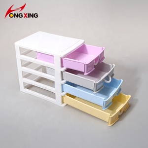 Organizador de <span class=keywords><strong>Escritorio</strong></span> de 4 Niveles, Clasificador de Accesorios, Joyería, Cosméticos y Papelería, Caja Organizadora de Plástico, Mini <span class=keywords><strong>Cajonera</strong></span> - Product Image 3