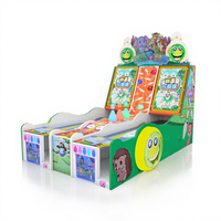 Máquina de Juego de Bolos Arcade de Plástico y Metal que Funciona con Monedas SkyFun, Simulador de Bolos Interactivo para Dos Jugadores para Parques de Diversiones