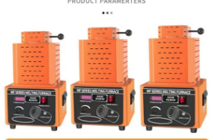 Tungku Suhu Tinggi Terintegrasi Kecil AL-<span class=keywords><strong>M</strong></span> 1/2/3kg untuk Peleburan Emas, Perak, Tembaga, Aluminium, Bertenaga Tinggi, Refraktori Murni - Product Image 4