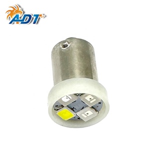 ADT Oem Exclusive 4 หลอด LED 2835 SMD แบบ Bayonet # 44 # หลอดไฟ LED สีแดงรูปเปลวไฟ 47 BA9S 6.3V สำหรับเครื่องพินบอล - Product Image 5