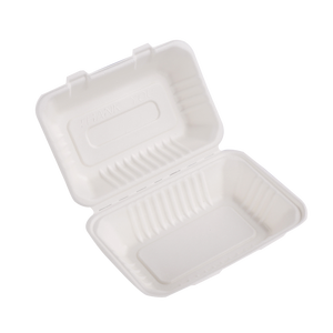 Phân Hủy Sinh Học Dùng Một Lần Lấy Đi Bã Mía Vỏ Sò 100% Compostable Dụng Container Thực Phẩm Đóng Gói Hộp - Product Image 1