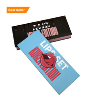 Boîtes vides de brillant à lèvres avec logo personnalisé Présentoir de maquillage Tube de baume à lèvres Coffret cadeau cosmétique Boîte de papier d'emballage de brillant à lèvres rouge à lèvres