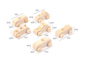 EDULAND Boîte cadeau écologique inachevée personnalisée Casse-tête à chevilles Éducation des enfants DIY Dessin <span class=keywords><strong>Peinture</strong></span> Voiture <span class=keywords><strong>Kit</strong></span> Jouets Âges de 24m + - Product Image 5