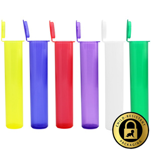 Proveedor Chino al por Mayor de Tubos de Plástico PET de 116 mm a Prueba de Olores, con Tapa a Presión y Protección Infantil, para Conos de Pre-Rollos de Tamaño King - Product Image 4