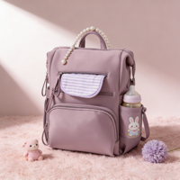 Große Kapazität Bestseller Wasserdichter Neopren-Mama-Reiserucksack Modischer Damen-Wickelrucksack Tägliche Wickeltasche für Babys