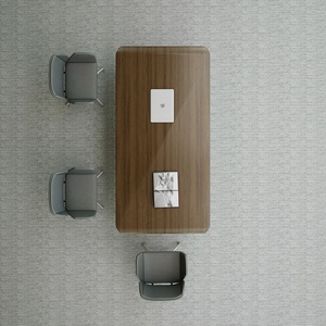 Escritorio Ejecutivo de Lujo de Alta Gama, Muebles de Oficina de Madera, Mesa de Juntas para Sala de Reuniones, Mesa de Conferencias - Product Image 3