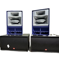 Double caisson de basses audio de scène de 18 pouces, puissant 1600w