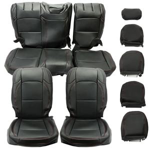 Fundas <span class=keywords><strong>de</strong></span> asiento <span class=keywords><strong>de</strong></span> cuero sintético negro para Jeep Wrangler JL 4 DR <span class=keywords><strong>Rubicon</strong></span> 2018-2023 - Product Image 2
