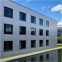 Panneau de façade en aluminium antistatique moderne, épaisseur 4 mm, imperméable, ignifuge, antibactérien, anti-moisissure, revêtement PVDF pour meubles