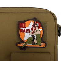 Badge en PVC et caoutchouc de style tactique européen et américain, motif bikini, pour brassard de beauté