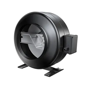 100mm-315mm AC yüksek performanslı Metal Inline kanal Fan düşük gürültü doğrudan üretici tarafından sağlanan