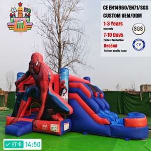 <span class=keywords><strong>Castillo</strong></span> Inflable Comercial con Tobogán, Castillos Hinchables para <span class=keywords><strong>Comprar</strong></span> - Product Image 2