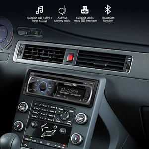 Chất lượng cao 12V 1din FM stereo BT âm nhạc đài phát thanh âm thanh MP3 <span class=keywords><strong>MP4</strong></span> CD cho máy nghe nhạc DVD 1-năm cho xe ô tô gương liên kết khuếch đại RGB SD thẻ - Product Image 3