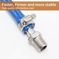 40pcs 6-29mm Colliers de serrage pour tuyaux en acier inoxydable Pinces à carburant Kit de colliers de serrage pour tuyaux d'intercooler Tube de plomberie