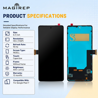 Écran LCD INCELL pour téléphone portable Google Pixel 7, prix d'usine MAGIREP, remplacement d'écran tactile en gros