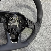 Volant en cuir pour voiture de sport Audi A3 8V 8P 8Y A4 B9 A5 RS3 RS4 RS5 S3 S4 S5 RS6 RS7 S6 B8 Q3 TTRS A6 C7 C8