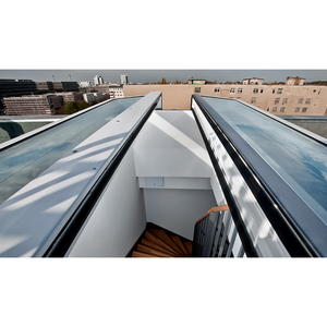 Completamente automatico ad azionamento elettrico vetro scorrevole tetto lucernario con vetro temperato per le persone di accesso - Product Image 6