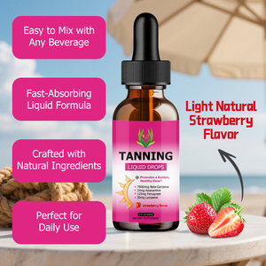 High Quality Sunless <b>Tanning</b> Liquid Drops for Natural Skin Improvement Astacanthin and Copper Tonic - Product Image 2