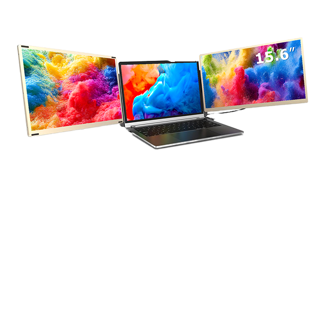 Factory Direct Portable Monitor 15.6 Inch 1080P Laptop Screen Extender Plug & Play LCD Monitors for Windows and MacOS