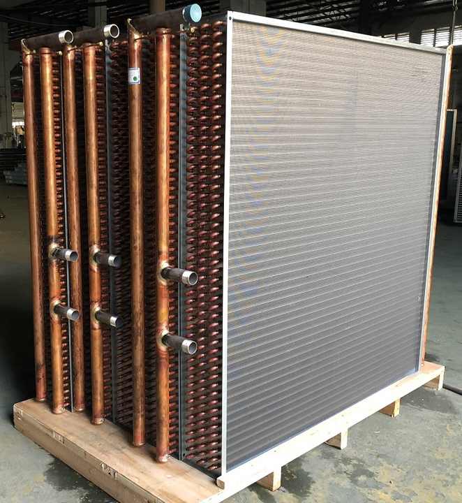 Cwc Coil Factory Price Copper Pipe Aluminium Fin Chilled Water Cooling Coil ...