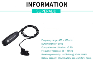 GAW-6512C Micro Cravate Sans Fil Multifonction Amplificateur Mai Mobile Vivre Micro Cravate Sans Fil - Product Image 2