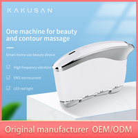 Électrostimulateur facial portable, vibromasseur pour le visage, outil de massage par acupuncture et guasha, micro-courant rechargeable