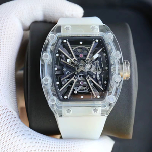 2026 Hot Selling Men's 12-01 <b>Automatic</b> <b>Chronograph</b> Skeleton Watch Transparent Sapphire Crystal 55H Power Reserve Luxury Wrist - Product Image 3