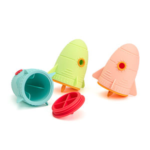 Çevre dostu yumuşak silikon çiğnemek topu bulmaca besleyici dayanıklı eğitim aracı yeni roket tarzı interaktif köpek çiğnemek oyuncak - Product Image 2