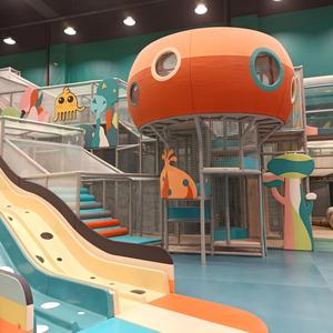 Softplay Custom Fashion Trendy <b>Indoor</b> Playground Complete Play Combination Ball Pool <b>Slides</b> High-Capacity Children's Alloy Steel - Product Image 3