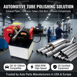 Nouvelle machine de polissage de tubes cylindriques sans centre en métal à entraînement automatique par moteur, haute efficacité, 3,4 kW, prix compétitif - Product Image 5