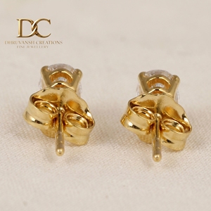 Pendientes de Oro Sólido de 14 Quilates de Lujo, Forma Ovalada, Corte Brillante, Diamante Cultivado en Laboratorio, Certificado IGI, Diseño Personalizado para Mujer, para Boda - Product Image 4