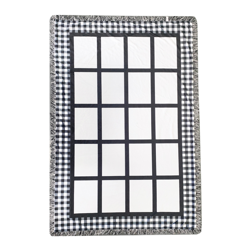 Plaid noir et blanc