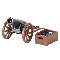 MOC5006 Scène de bataille médiévale, char d'assaut, simulation de la Seconde Guerre mondiale, blocs de construction, jouets MOC, accessoires de scène militaire pour enfants