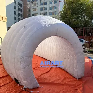 Túnel de seda inflável para decoração externa, produto mais novo para arte e venda