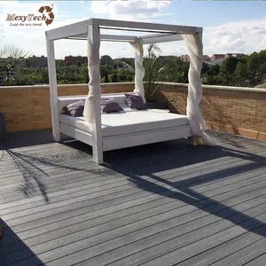 Ván Sàn Thân Thiện Với Da Gỗ Nhựa Composite Ngoài Trời Wpc Decking