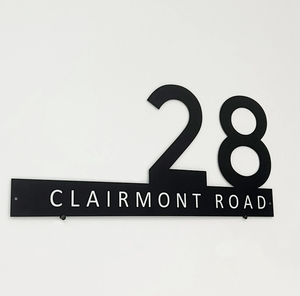 ป้ายเลขที่บ้านโลหะ 3 มิติ แบบลอยได้ กันน้ำ สำหรับบ้าน สวน ตู้จดหมาย ป้ายที่อยู่ ขายส่ง - Product Image 1