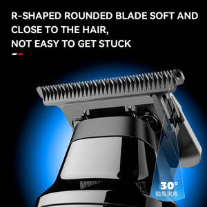 Kemei KM-1556 Tagliacapelli Ricaricabile Elettrico <span class=keywords><strong>Professionale</strong></span> per Uomo Senza Fili con Display LCD - Product Image 4