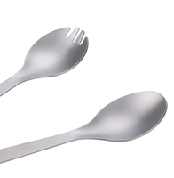 Accessoires de camping Camping Spork avec ouvre-bouteille léger extérieur dîner cuillère fourchette pour pique-nique en plein air Camping cuillère