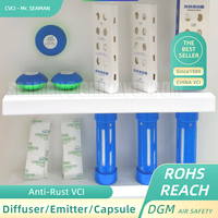 CVCI Anti-Rust Vapour Corrosion Inhibitor VCI Diffuser Emitter Capsule Desiccant Powder Packet Pouch ROHS REACH Certified 1-2