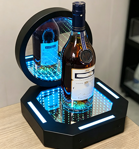 Custom Logo Display Acrylic LED Wine Bottle Presenter Glorifier <strong>VIP</strong> Display <strong>Stand</strong> for Champagne Bottle Holder - Product Image 2