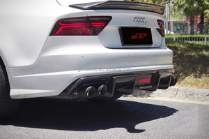 9 y0.2 auto Segmental FD stile segmentato paraurti anteriore Splitter per Porsche Cayenne Suv coupé diffusore labbro anteriore - Product Image 5