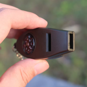 Fischietto portatile multifunzionale per esterno di emergenza con fischio Magnifier per bussola termometro - Product Image 4