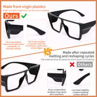 Lunettes de sport personnalisées de marque LMA 3615 AS/NZS 1337. Lunettes de soleil unisexes polarisées surdimensionnées avec monture TR90 camouflage, verres polarisés Z87, sécurité
