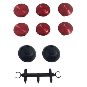 Kit de modification de boutons analogiques interchangeables pour manette PS5 EDGE, avec capuchons de joystick amovibles en métal et base en plastique - Product Image 4