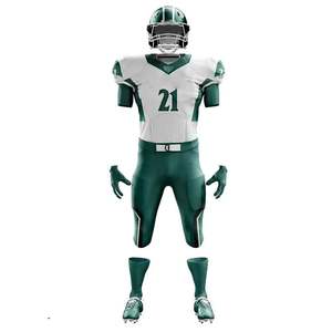 Uniformes de football américain personnalisés de haute qualité ensembles sublimés respirants à séchage rapide Options de taille Plus - Product Image 6