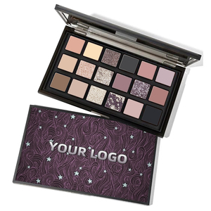 Biểu Tượng Tùy Chỉnh Sản Phẩm Trang Điểm 18 Màu Sắc Ép Matte Long Lanh Eyeshadow Palette Trang Điểm Chất Lượng Cao Không Thấm Nước Bóng Mắt - Product Image 1