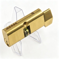 Cylindre ovale en laiton avec clé C400 pour le Brésil, finition avec bouton rotatif, taille personnalisée disponible, formes de boutons variées, OEM ODM
